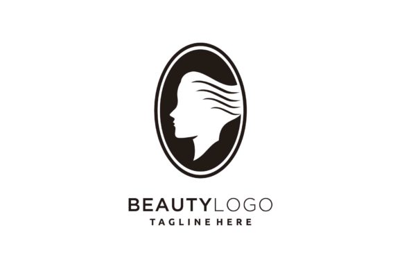 Download Beauty Hair Salon Face Logo Design Oval - Salon Collection