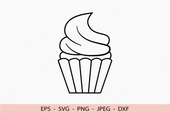 Download Cupcake Logo Svg Baker Dxf Cricut - Baker Collection