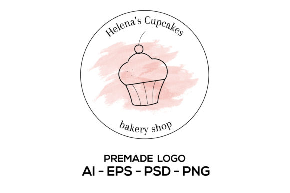 Download Cupcake Logo, Bakery Logo Template - Baker Collection