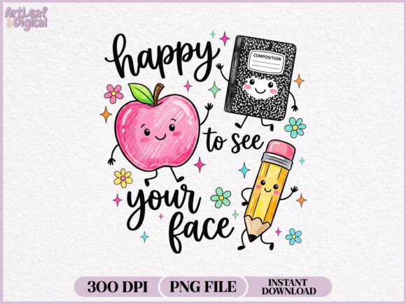 Download Happy to See Your Face Back to School - Happy Collection
