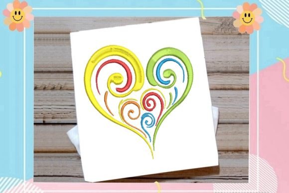 Download Beautiful Multicolored Heart - Beautiful Collection